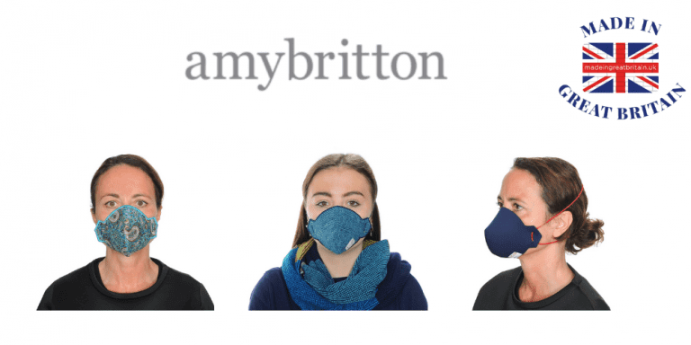 amy britton, reusable face masks, best british made face masks