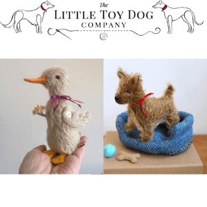 the little toy dog company, hand made dog and duck soft toys, kids toys uk