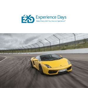 supercar driving experience, uk experience days, gifts for him