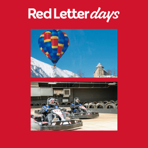 red letter days, uk experience gifts for him,