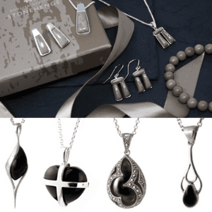 sarson stone and whitby jet handmade jewellery in the uk, english heritage gifts, valentines day gifts for her, valentines day gifts for women