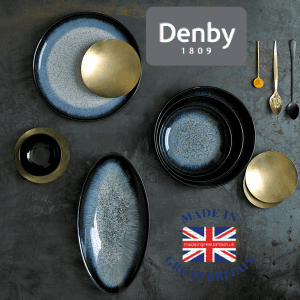 denby halo 4 piece nesting bowl set, best of british brands