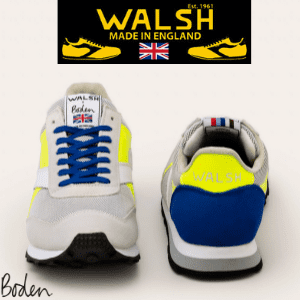 walsh trainers made in england and sold by boden, best of british