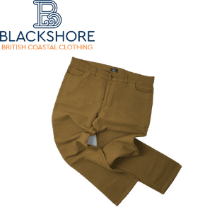 blackshore coastal clothing moleskin trousers, made in britain