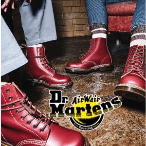 dr martens made in england 1460 vintage collection ankle boots in ox blood