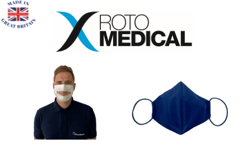 roto medical ppe equipment made in the uk manufacturers face masks and coverings and face sheilds