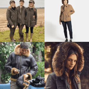 women and men wearing British made coats and jackets, british business directory british made clothing