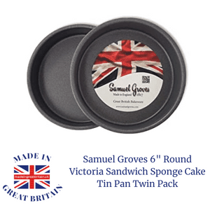 samuel groves 8 inch victoria sponge cake tin made in england
