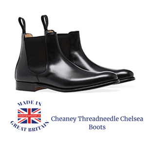 Joseph Cheaney and sons, black chelsea boots for men