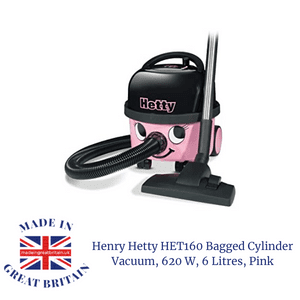 henry hetty hoover pink bagged made in britain