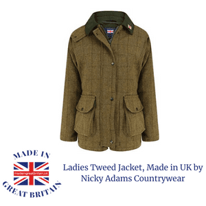 Nicky Adams Made in UK tweed jacket for ladies, Amazon UK made products