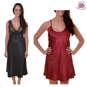made in britain silk women's night dress