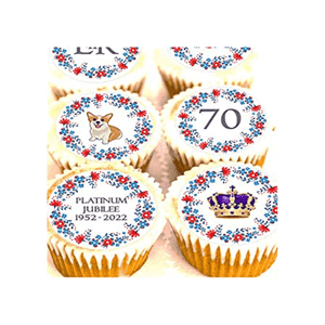 platinum jubilee cake decoration toppers