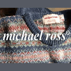 michael ross fair isle knited jumpers, sir gordon bennett,