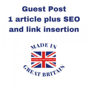 Guest Post one article made in Great Britain