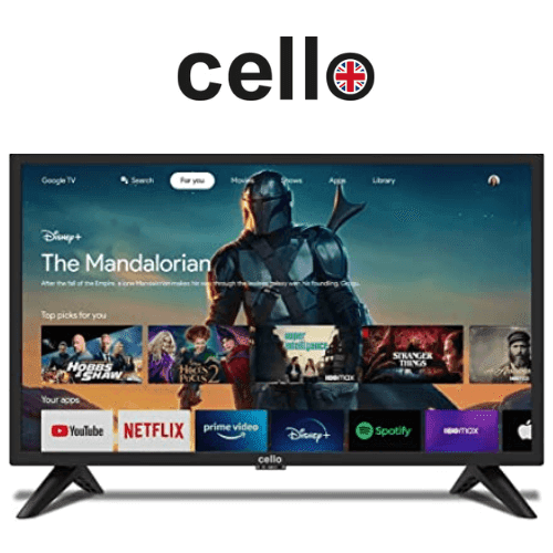 best selling cello 32 inch smart android led hd tv on Amazon UK