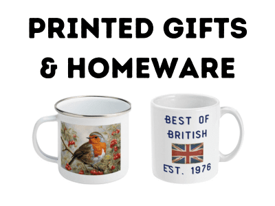 the great british shop online, printed gifts and homeware