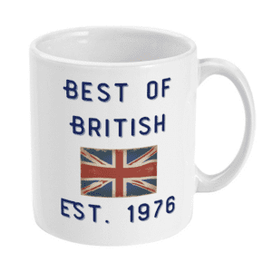 personalised british mug, year of birth best of british mug