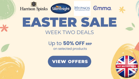 Easter Deals on British and UK made mattresses from the top brands.