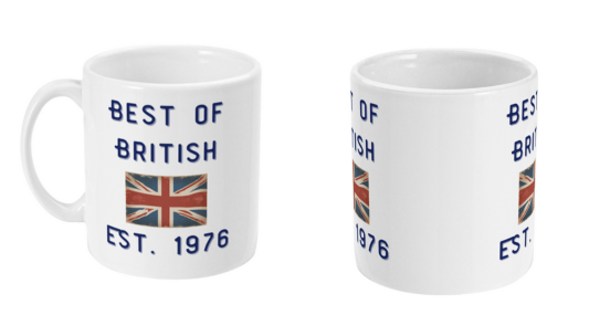 best of british mugs personalised year