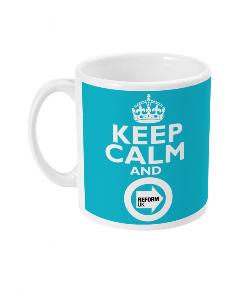 Keep Calm and Reform UK Mug - Let's Make Britain Great Again