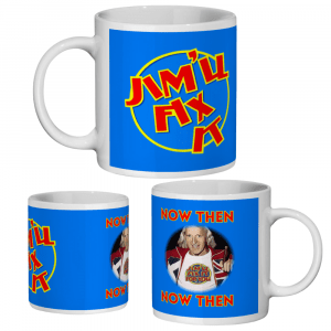 jim'll fix it mug, funny rude offensive gift, jimmy saville offensive mug