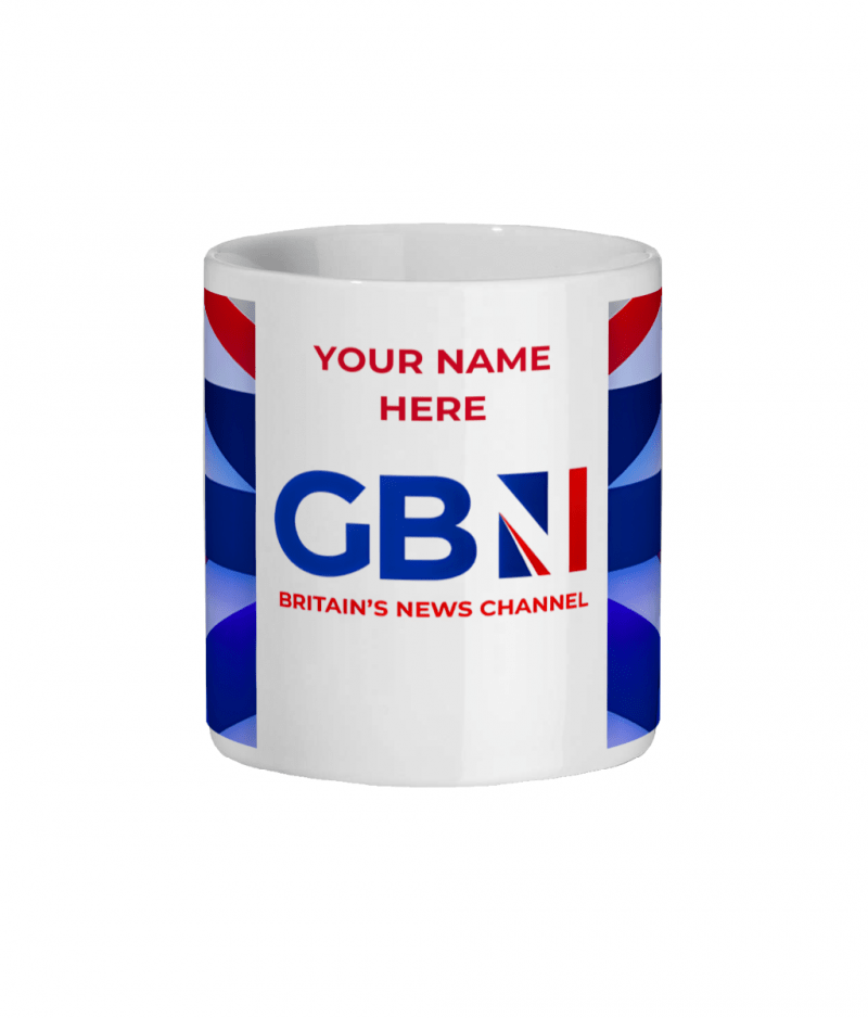 gb news mug, gb news personalised gift, gb news channel