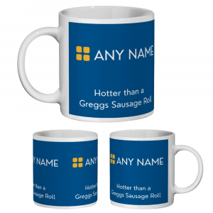 greggs mug, greggs funny, greggs personalised mug
