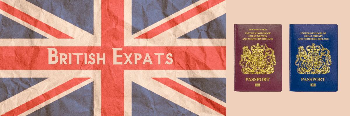 british expats living abroad, british flag with uk passports, Are you missing great British brands that you can't buy abroad? Order online at Made in Great Britain
