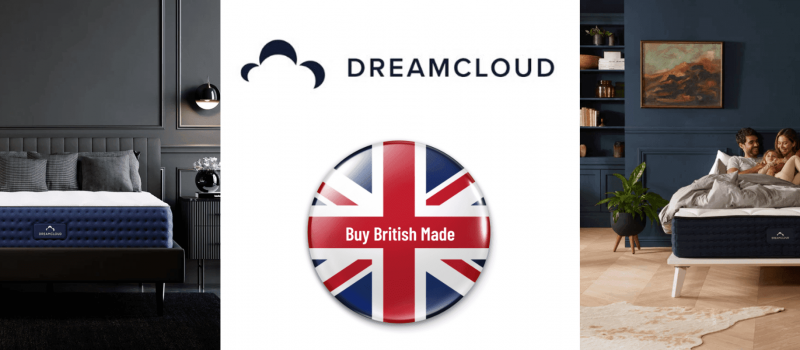 Buy UK made Dreamcloud Luxury hybrid mattresses