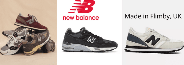 new balance made in uk trainers worn by men, new balance logo