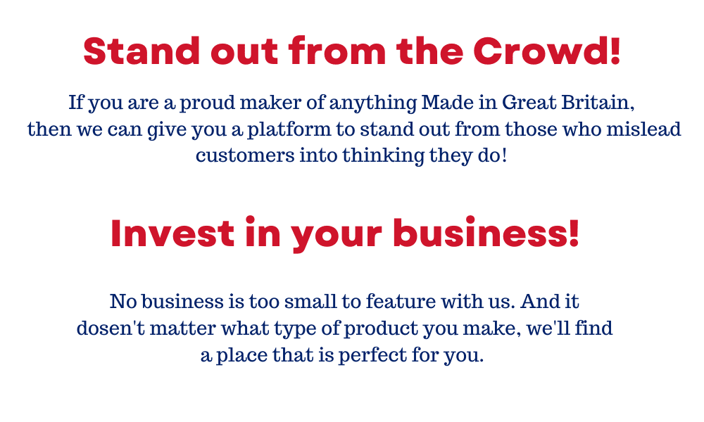 stand out from the crowd, invest in your business