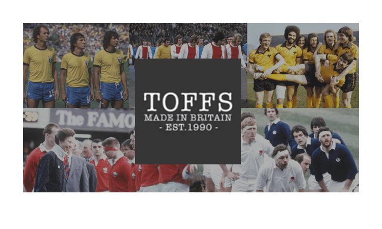 fathers day gifts made in britain, toffs, made in britain, retro football shirts, retro rugby shirts, gifts for dad, fathers day gift ideas