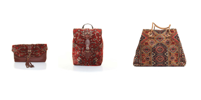 carpet bags, vintage style carpet bags, unique carpet bags