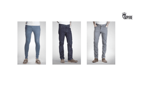 Empire, Mens legs in denim jeans, British made denim jeans