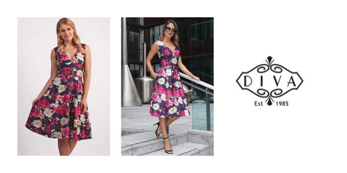 diva summer dress, made in london, made in britain