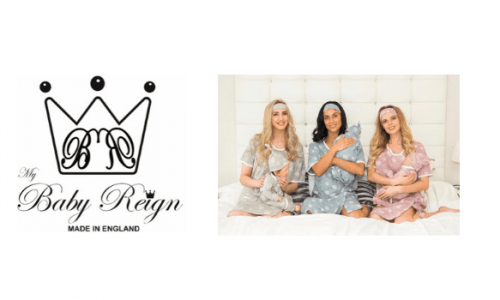 my baby reign, mother and baby brand, mummy and baby clothing, made in england