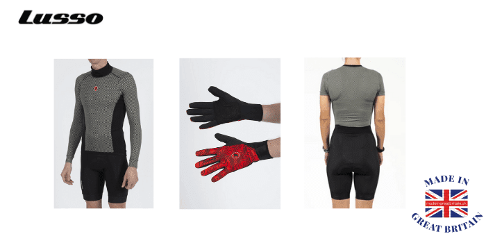 lusso british cycling brand and manufacturers of cycling clothing shorts base layers and gloves, British cycle clothing brands,