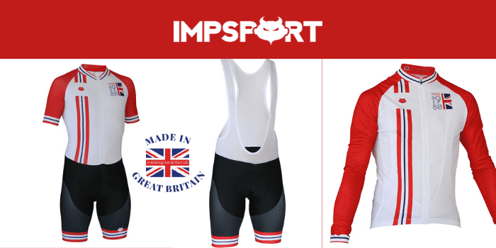 impsport cusom made cycling jerseys and shorts and bib shorts made in uk, british made cycling clothing made in uk