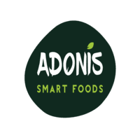 adonis smart foods logo, british food and drink