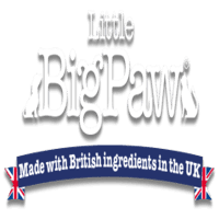 british made pet accessories category image showing little big paes text logo made with british ingredients in the uk text