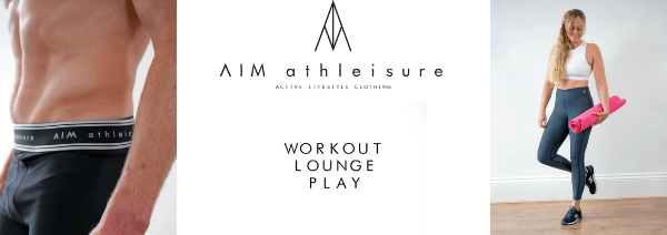 AIM ath-leisure, work lounge play, made in UK manufactured gymwear, british made athleisurewear