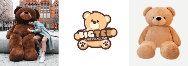 big ted made in england, lifesize teddy made in uk