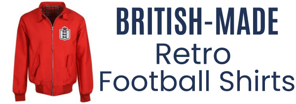 British made football and rugby shirts in retro style, british retro football shirts clothing brand