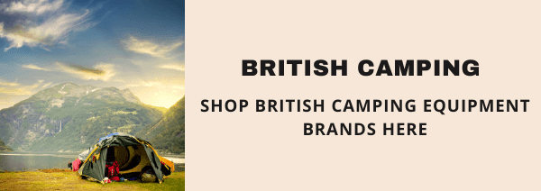 camping tent on hills in britain, british made camping equipment