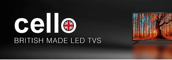 cello British made LED TV logo