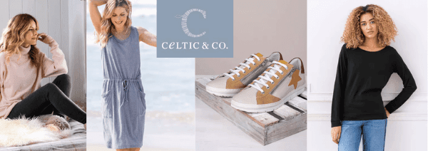 celtic and co women's clothes made in great britain, loungewear made in britain, women's sneakers made in uk by celtic and co sheepskin clothes