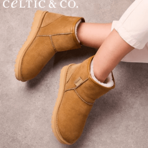 Celtic and Co British sheepskin boots made in Britain for women