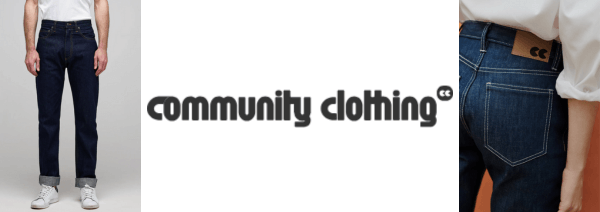 community clothing jeans made in uk for men and women,