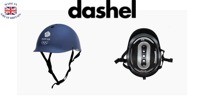 dashel cycle helmets team gb made in great britain navy safe comfy recycled materials